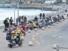 Scooters in Dunedin on Saturday. PHOTO: PETER MCINTOSH